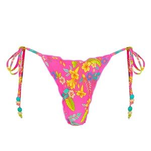 Floral Pink Bikini Bottoms - Kulani Kinis